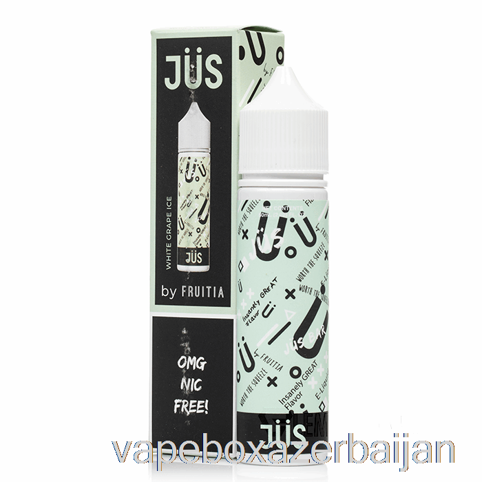 Vape Azerbaijan White Grape Ice - JUS E-Liquid - 60mL 0mg